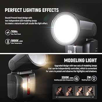 NEEWER Z2-S 2.4G TTL Round Head Flash Speedlite for Sony